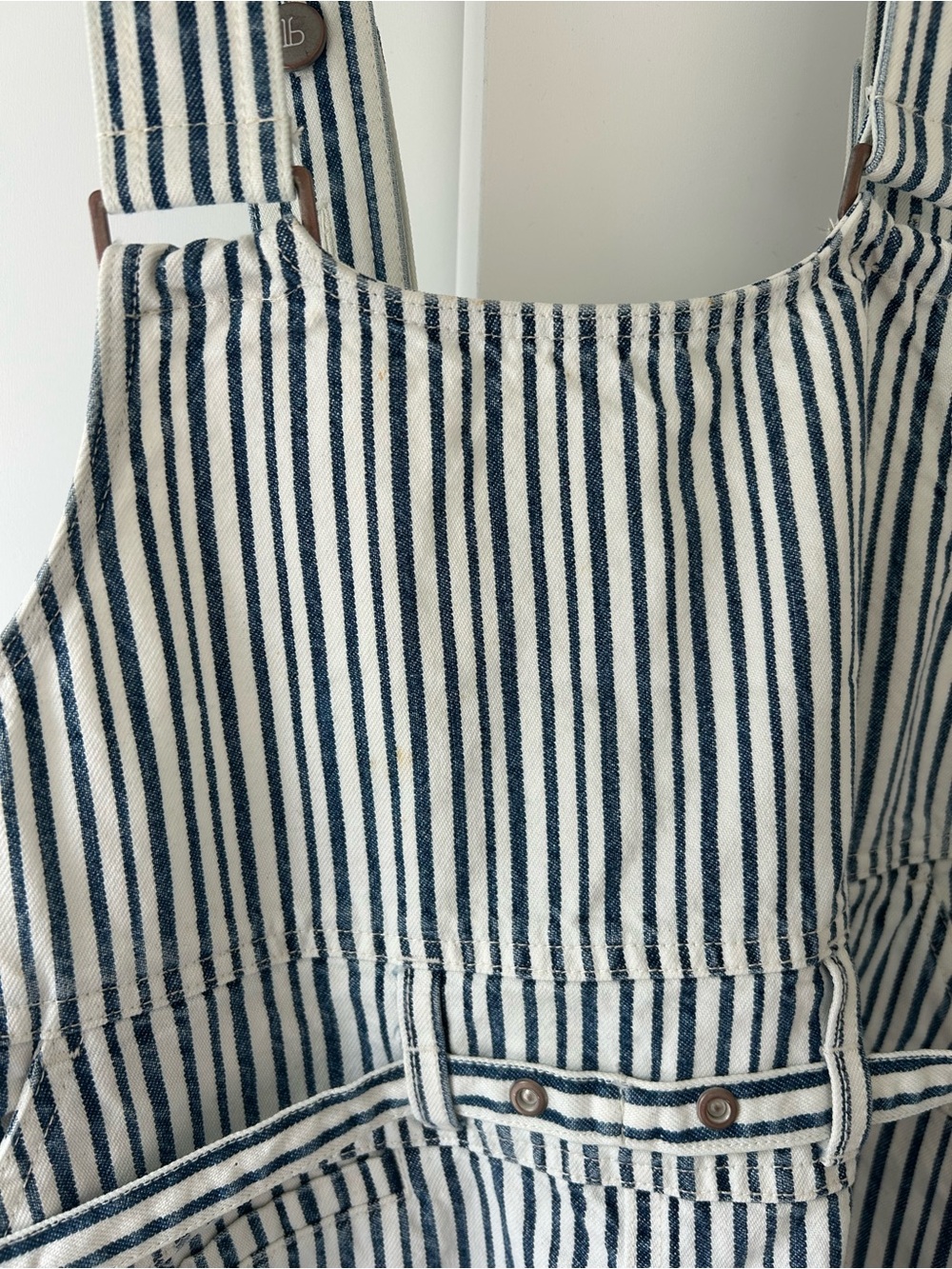 Anthropologie Pilcro Low-Front Cotton Overalls jumpsuit - Picture 9 of 10